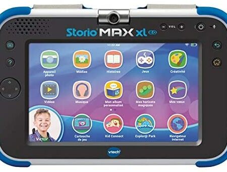VTech – Tablette Storio Max XL 2. bleue – Tablette enfant 7 pouces, 1% éducative