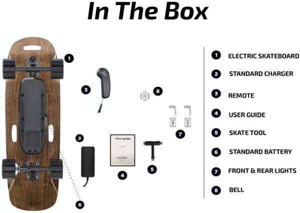 Elwing Boards - Skateboard Électrique Modulable - Powerkit Nimbus - Moteur Simple ou Double - Batterie Standard ou Longue Durée - IP65 É – Image 2