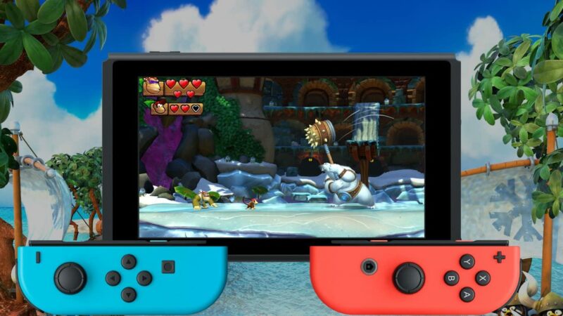 Nintendo Switch Rouge/Bleu Néon 32Go Pack + Mario Kart 8 Deluxe + Donkey Kong: Tropical Freeze – Image 3