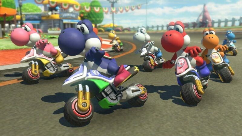 Nintendo Switch Rouge/Bleu Néon 32Go Pack + Mario Kart 8 Deluxe + Donkey Kong: Tropical Freeze – Image 5