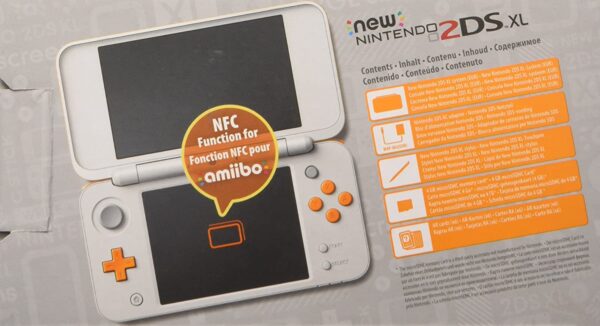 Console New 2DS XL Nintendo Blanche et Orange