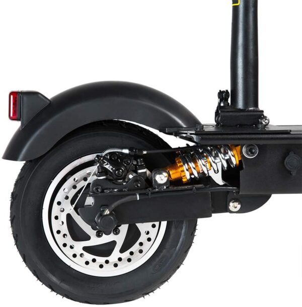 GUNAI Trottinette électrique 10 Pouces 2000W Scooter électriques Adulte Pliable Batterie au Lithium 52V 23.4AH avec Freins à Double Disque LED Lumière et HD Display(Noir) – Image 7