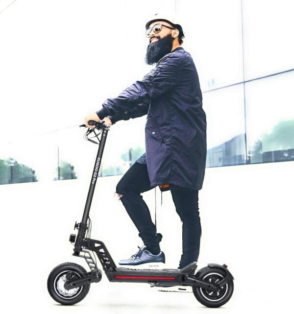 Kugoo G2 Pro, Trottinette électrique Adulte, 500W/13Ah, 50km/h, Pneus pneumatiques de 10 Pouces, Écran LCD, Freins à Double Disque, Trottinette électrique Pliable