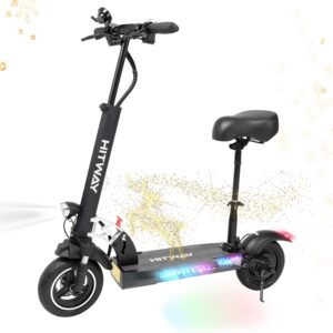 HITWAY Trottinette Électrique Adulte, 800W Moteur Trottinette Adulte Pliable 45 km/h, Scooter Electrique Adulte avec Roues de 10 Pouces, Longue portée 40 km