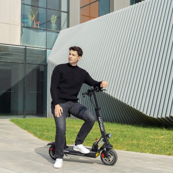 HITWAY Trottinette Électrique Adulte, 800W Moteur Trottinette Adulte Pliable 45 km/h, Scooter Electrique Adulte avec Roues de 10 Pouces, Longue portée 40 km – Image 7
